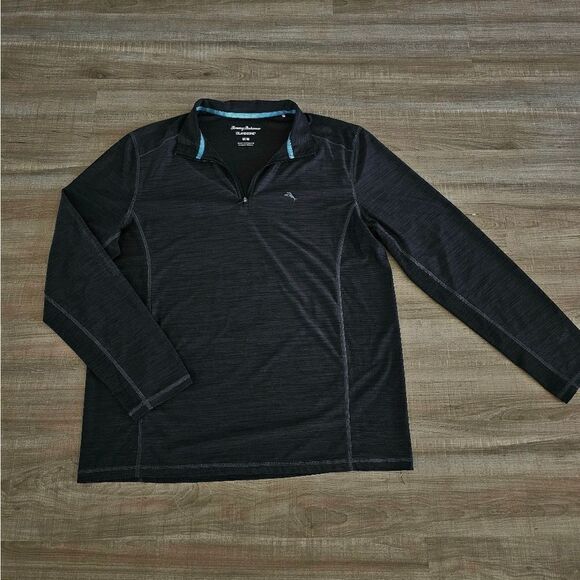 Tommy Bahama Mens Half Zip Island-Zone Sweatshirt - Picture 1 of 5